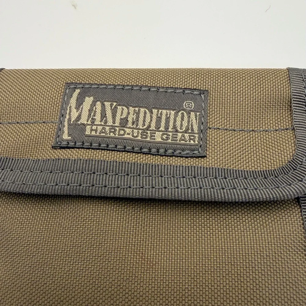 Maxpedition Spartan Wallet Khaki Nylon Tri-Fold Tactical Gear Wallet